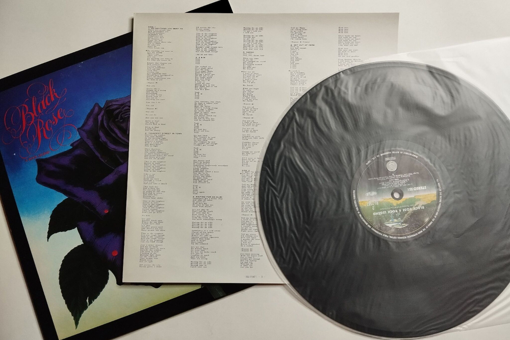 Винтажная виниловая пластинка LP Thin Lizzy Black Rose (A Rock Legend) (Japan 1979)