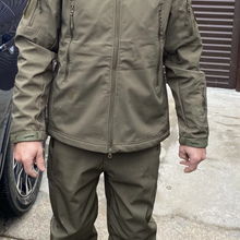 Костюм тактический утепленный Softshell Олива