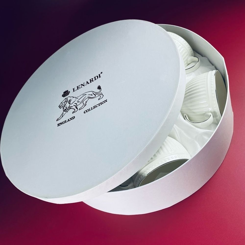 Lenardi 305-109 Чайный набор 12пр. 290 мл в под.уп.(х6)Фарфор