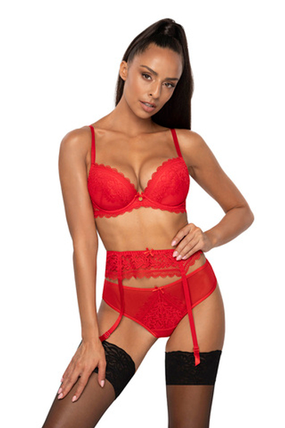 Бюстгальтер M-0198-11-2 Estelle Czerwony MAT