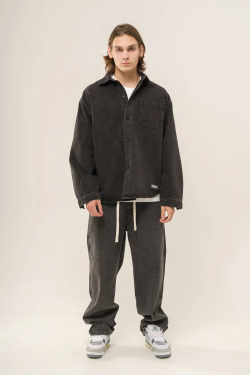 Рубашка KUL'TURA "DENIM" Черный