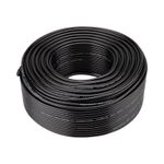 Кабель коаксиальный RG-58 A/U, 50 Ом, Cu/Al/Cu, 64%, 100м, OUTDOOR, черный REXANT