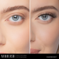 Nanolash DIY Eyelash Extensions - Пучки ресниц без узелков, 36 шт.