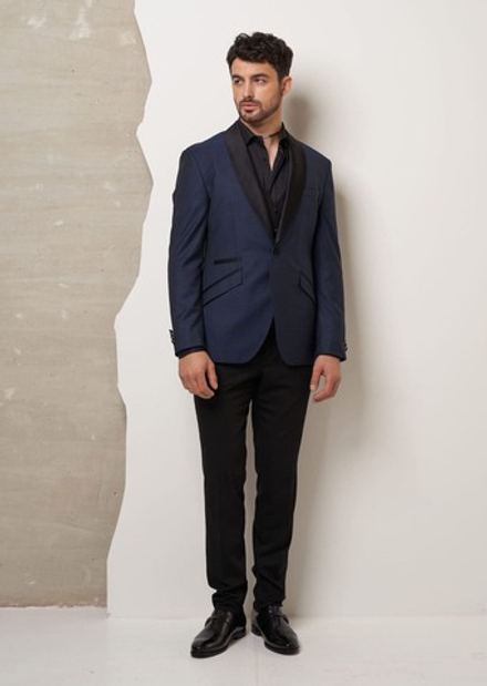 Мужской смокинг (синий) С27