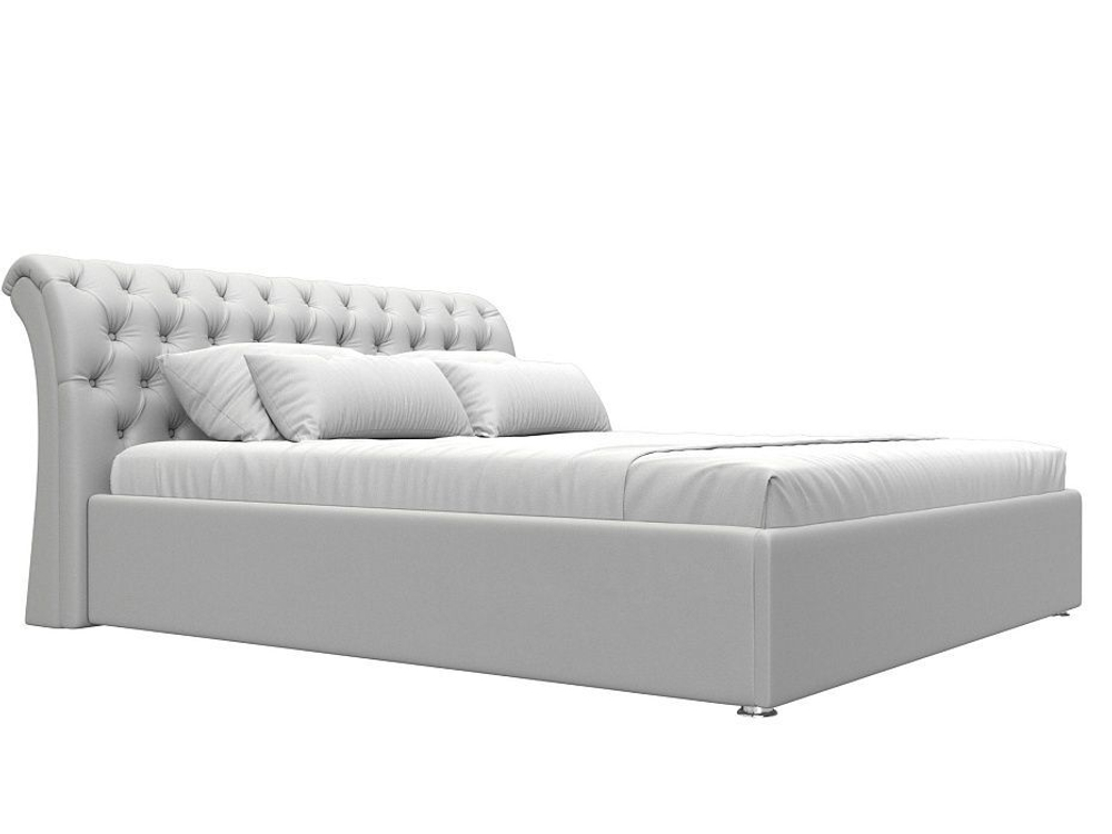 Кровать интерьерная Сицилия 180, Белый, Экокожа, 120873
