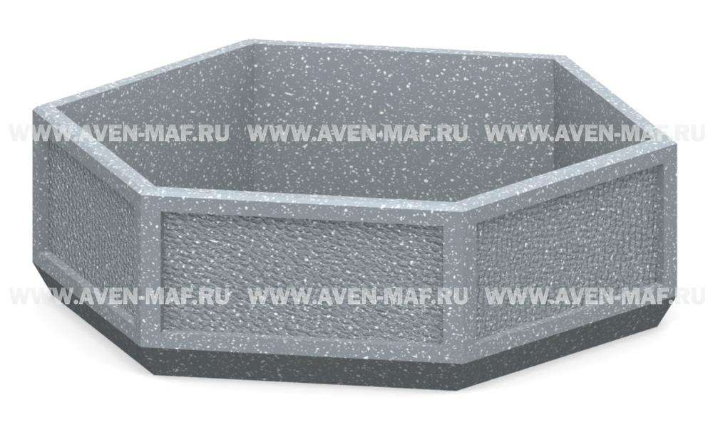 Вазон для цветов бетонный