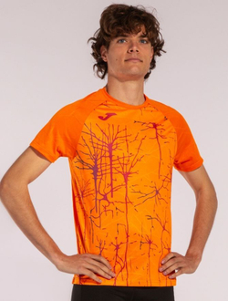 Мужская теннисная футболка Joma Elite IX Short Sleeve T-Shirt M - orange