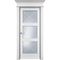 Купить Дверь эмаль Прима 33Ф белая остеклённая