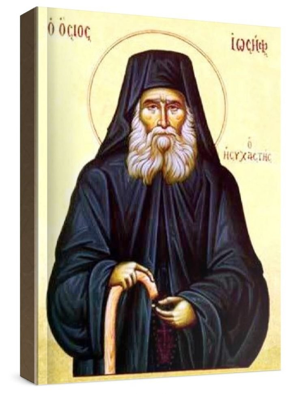 Иосиф Исихаст (рукописная икона)