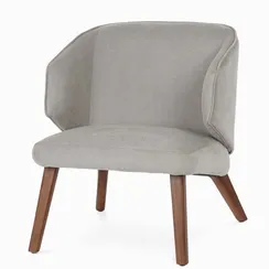 Лаунж-кресло Zazy, светло-серое