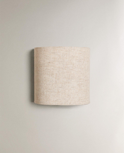 Zara Home Настенный светильник, цвет светло-бежевый, 16 см