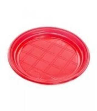 Тарелка Д=205мм Красная 1/10шт