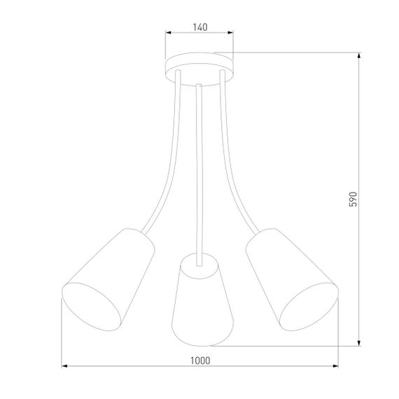 Потолочная люстра TK Lighting 1711 Wire Kids