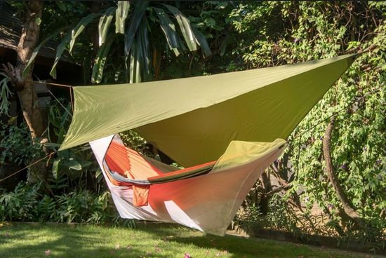 Москитная сетка для гамака Ticket to the Moon Convertible BugNet 360° Green