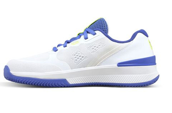 Женские Кроссовки теннисные Wilson Intrigue Pro - white/amparo blue/safety yellow