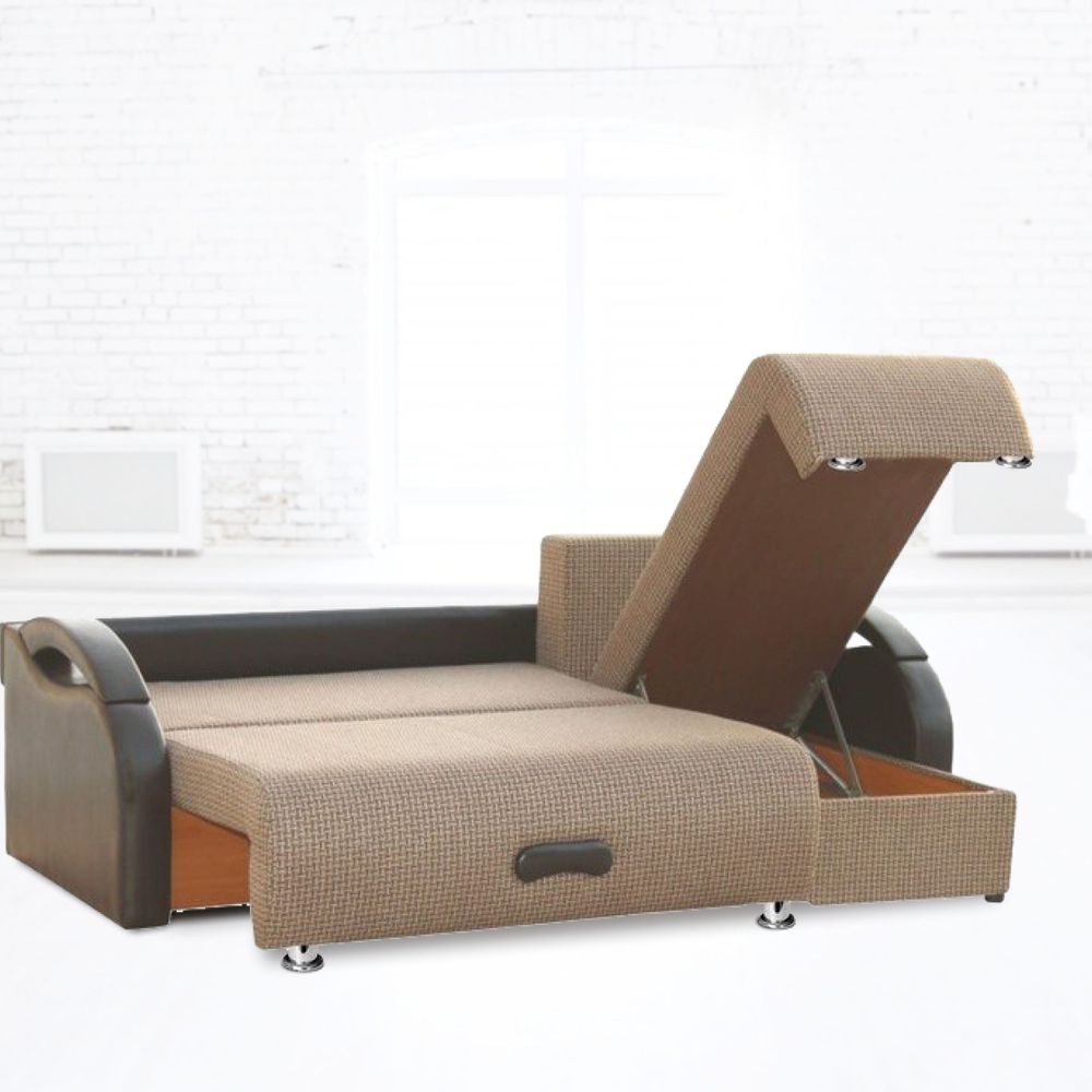 Угловой диван-кровать Юпитер Ратибор Темный