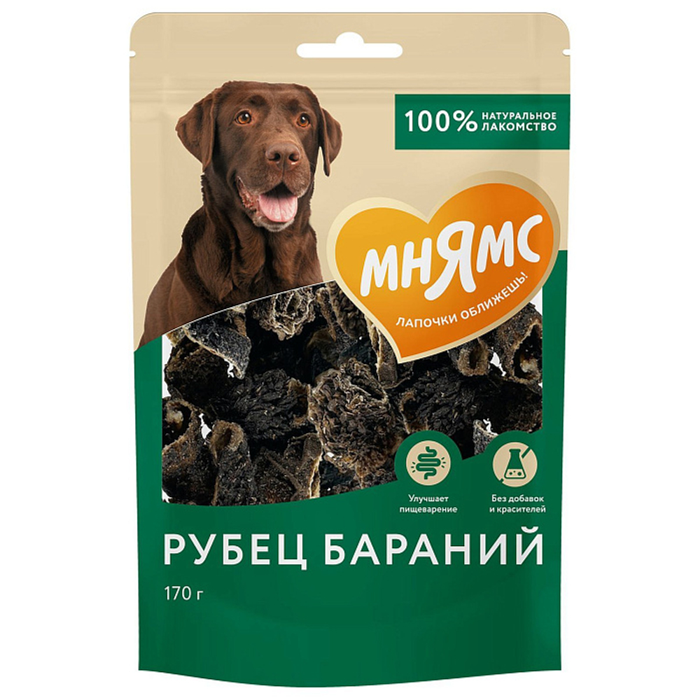 Лакомство для собак Мнямс на каждый рубец бараний 170г, 15 шт