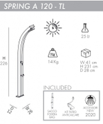 Душ солнечный Arkema Spring A 120 TL