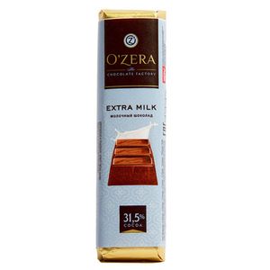 Шоколад O'ZERA Extra milk 45 гр/пач  30 пач/блок