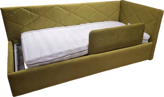 Эмили, детская кровать, с подъемным механизмом, (сторона бортика - универсальная)