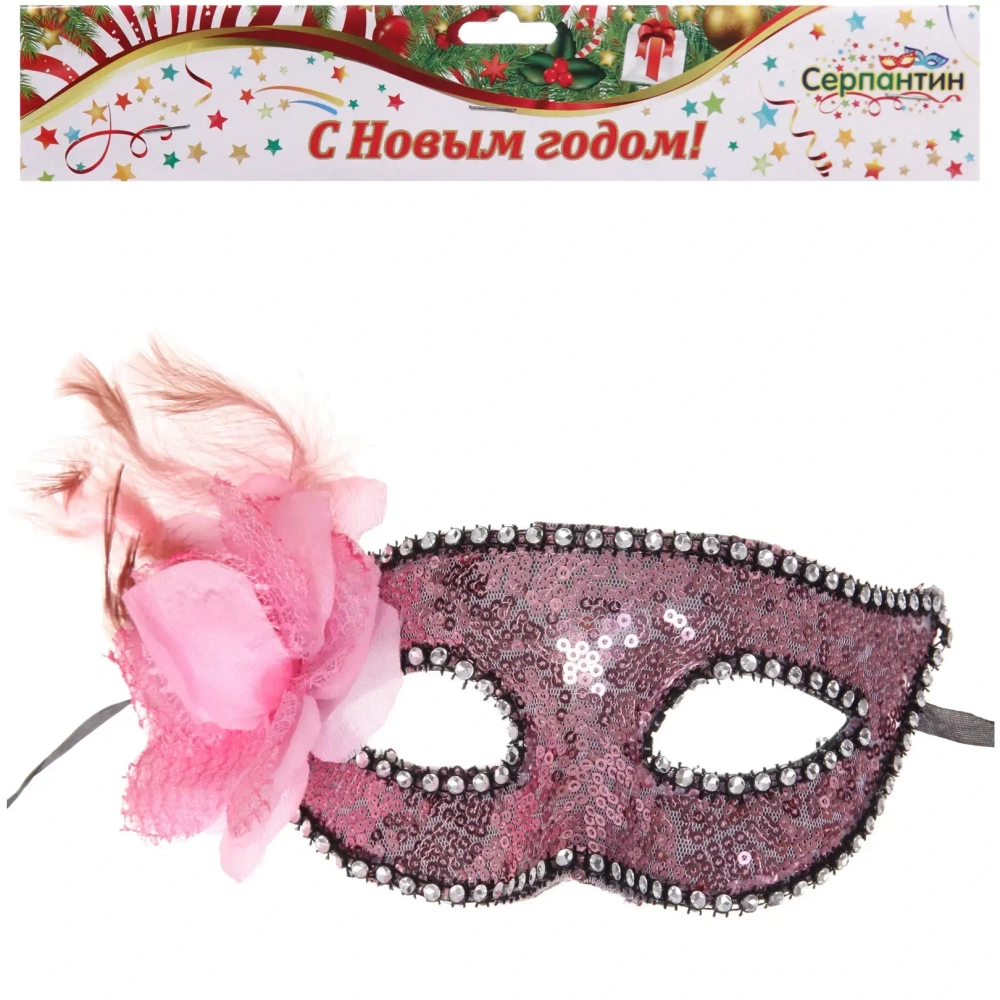 Маска карнавальная «Интрига», микс