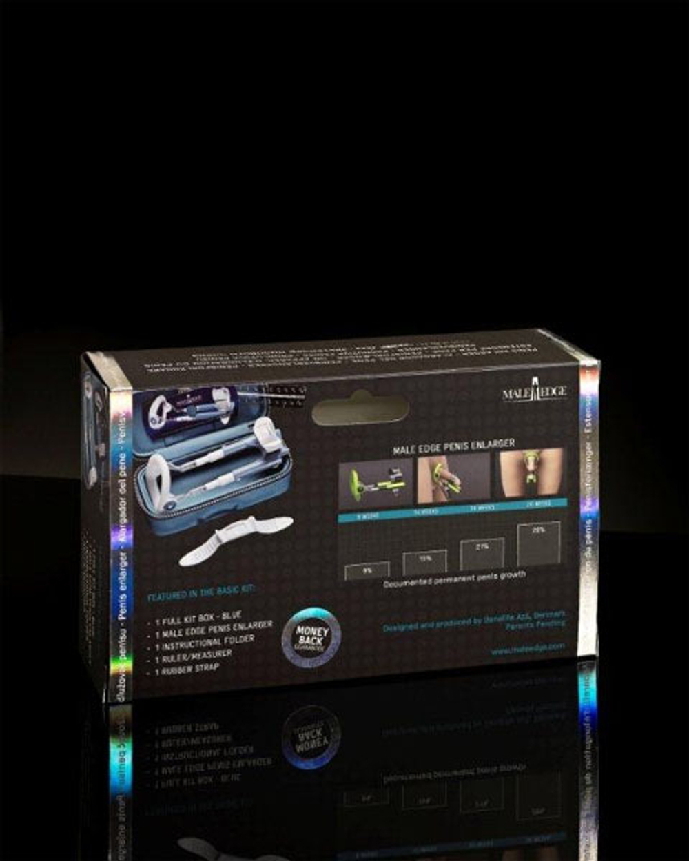 Устройство для увеличения пениса Male Edge Basic (Цвет: голубой)