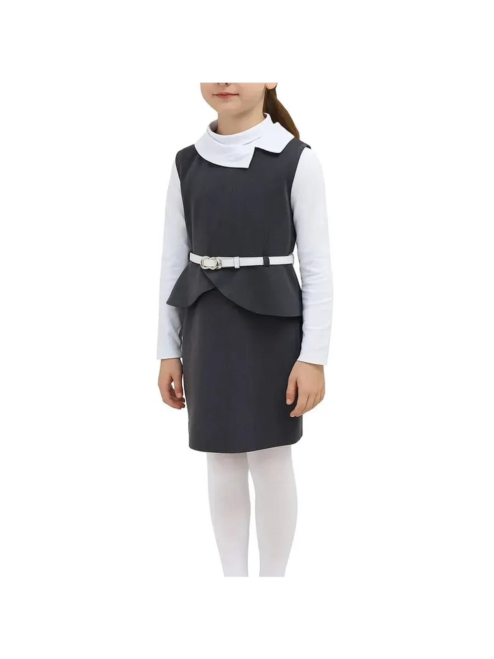 Сарафан- платье школьный для девочки ИВАНОВО