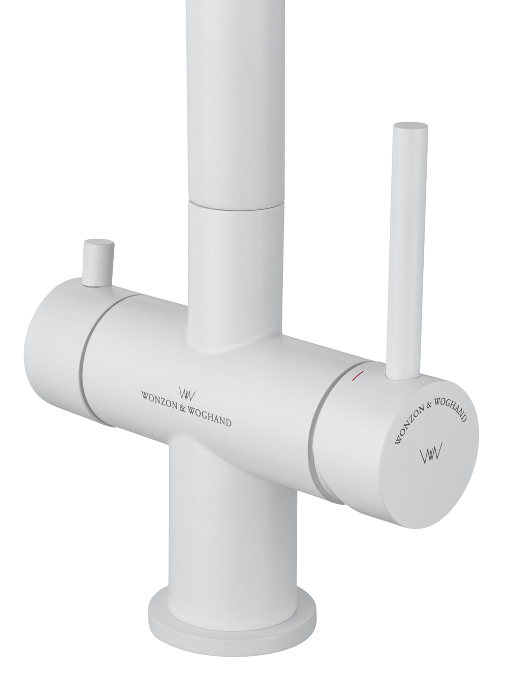 Смеситель для кухни c подключением фильтра WONZON & WOGHAND, Белый матовый (WW-3211-MW)