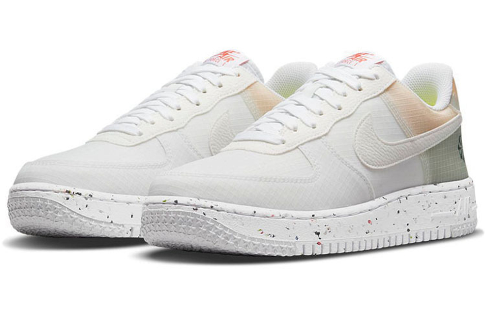 Кроссовки Nike Air Force 1 Crater "White Orange"