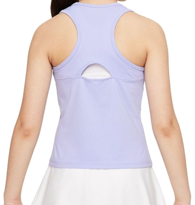 Футболка для девочки теннисная Nike Court Dri-Fit Victory Tank - light thistle/white