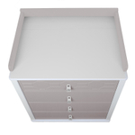 Пеленальный комод Sweet Baby Nuovo Кашемир/белый