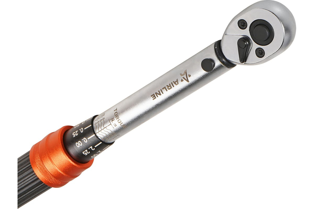 Динамометрический ключ 1/4" 5-25 Нм PRO длина ключа 240 мм в кейсе AIRLINE ATBN053