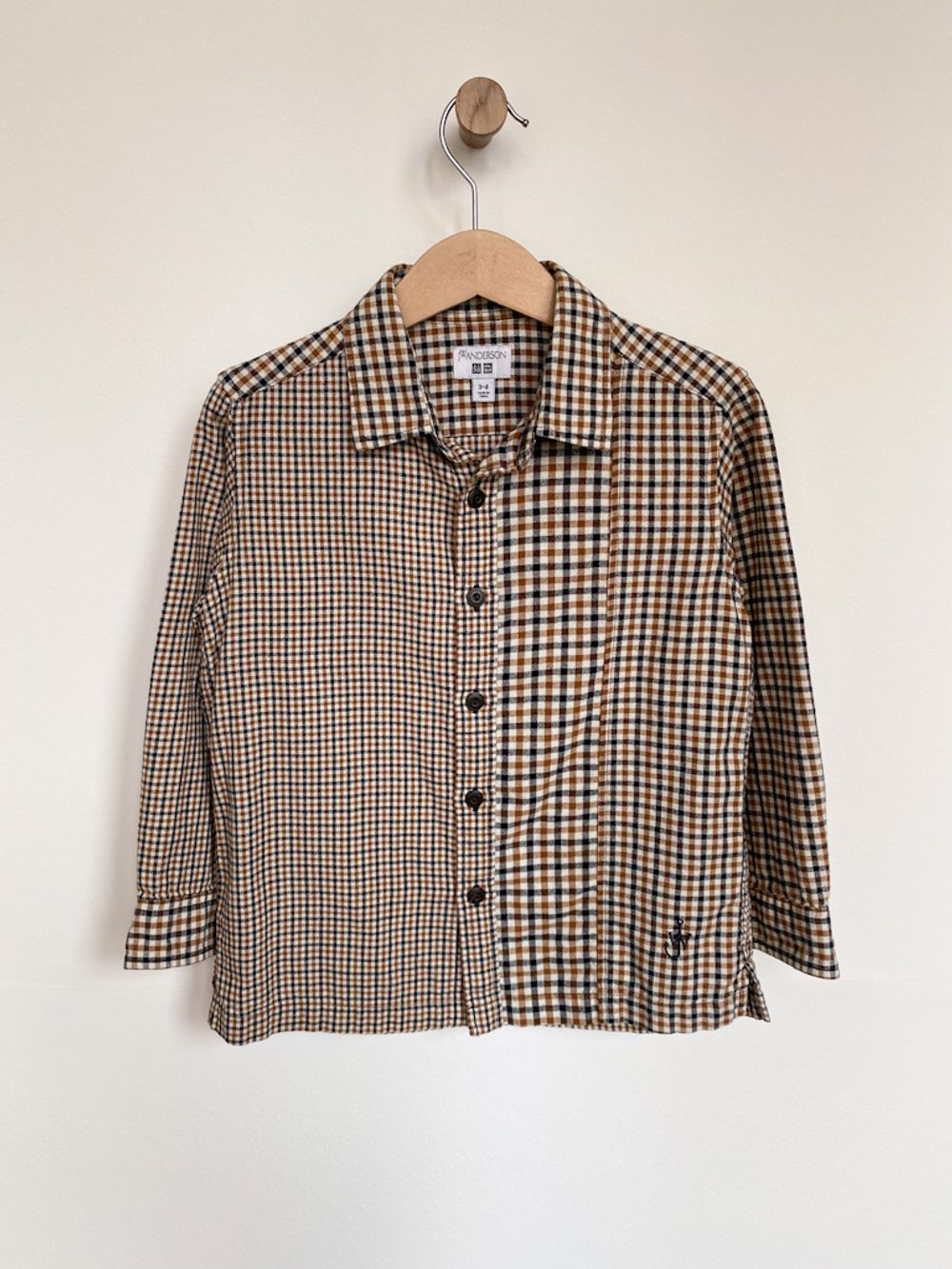 Хлопковая рубашка Uniclo, 104