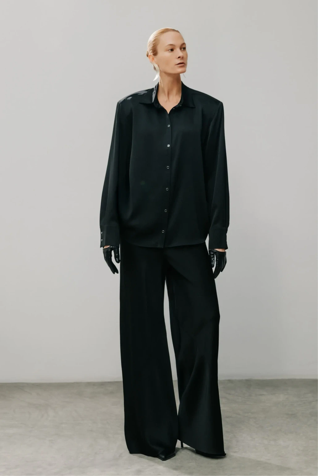 Сатиновые брюки