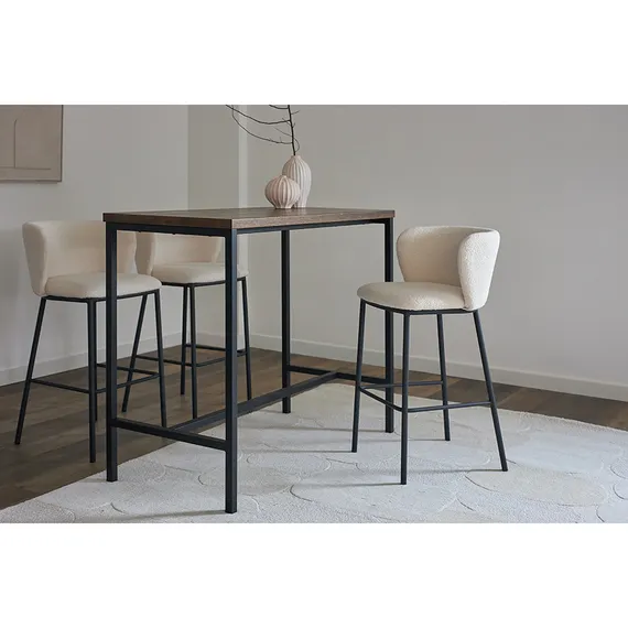 Барный стул Fluit 70 см, молочное букле