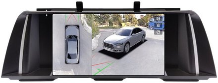 Магнитола BMW 5-серия F10 2010-2012 CIC - Teyes CC3-2K-360 на Android 10, 2K QLED, 6Гб+128Гб, CarPlay, 4G SIM-слот, 4 камеры в комплекте