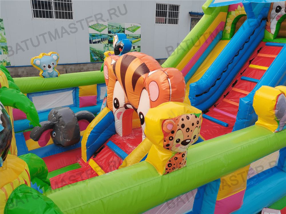 Коммерческий батут "Звериная команда", 10*5*5,5 м