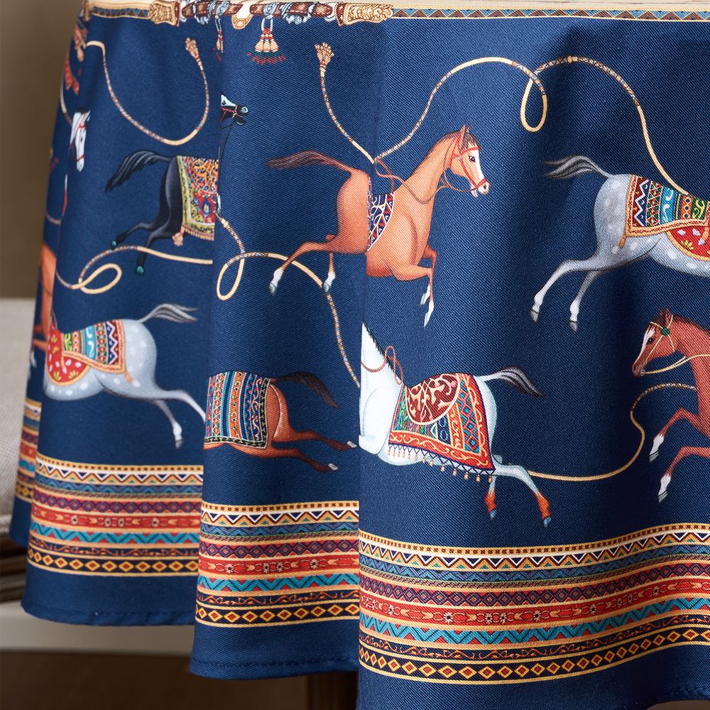 СКАТЕРТЬ ОВАЛЬНАЯ "PASSAGE"140Х180СМ ,БЕЖЕВЫЙ, 100% ХЛОПОК,ТВИЛ, ПРОПИТКА