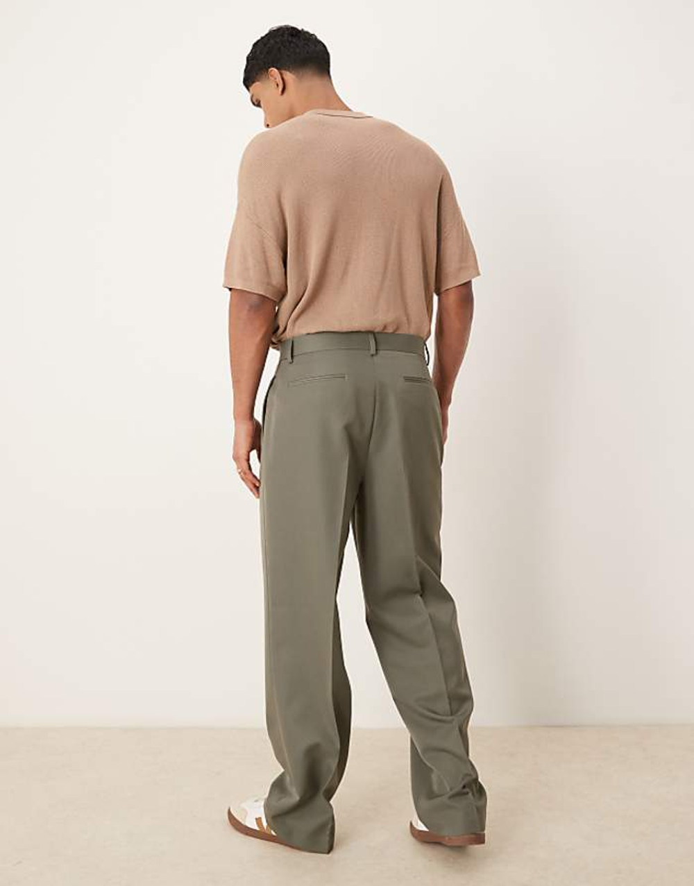 Двубортный оверсайз Хаки