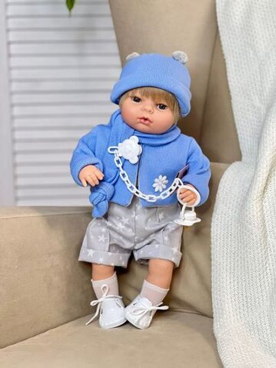 Кукла Berbesa мягконабивная 42см Raul Lloron (4315AK)