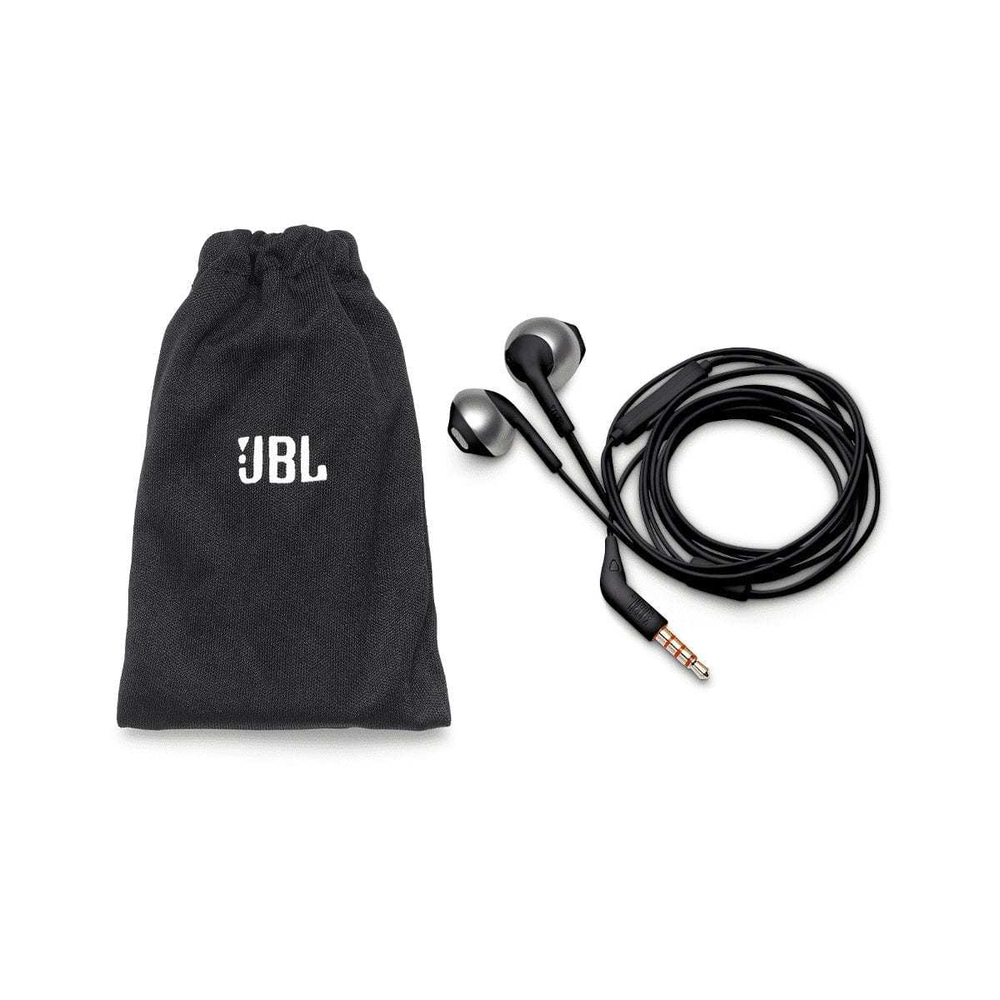 Наушники JBL T205 Black, внутриканальные