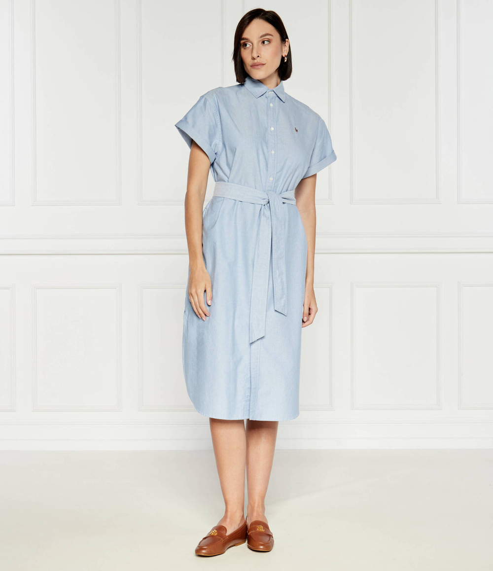 Платье с ремешком POLO RALPH LAUREN - голубой(211935153)