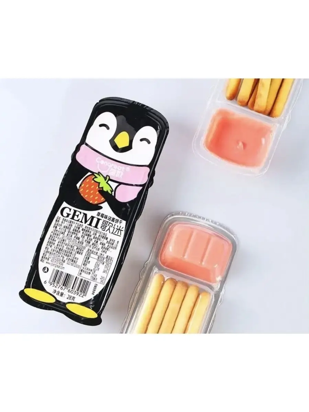 Азиатское печенье Пингвинчик 28г * 30 штук