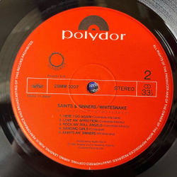 Винтажная виниловая пластинка LP Whitesnake Saints and Sinners (Japan 1982) (No Obi)