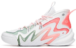 Anta Anta Frenzy 2 high-top actual combat basketball shoes men's white pink green