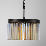 Citilux Мартин CL332082 Люстра хрустальная подвесная Шампань