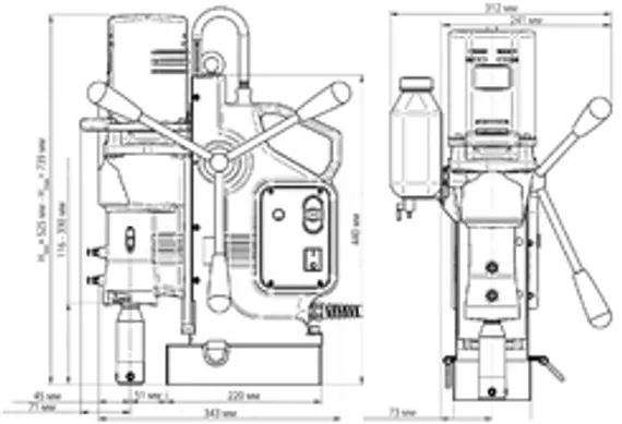 Корончатое сверло Karnasch 12х50 мм, SILVER-LINE, Weldon 19, арт. 20.1265-012