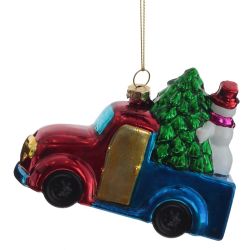 GAEM Украшение новогоднее "Машинка", L12 W5,5 H9 см, 3в.