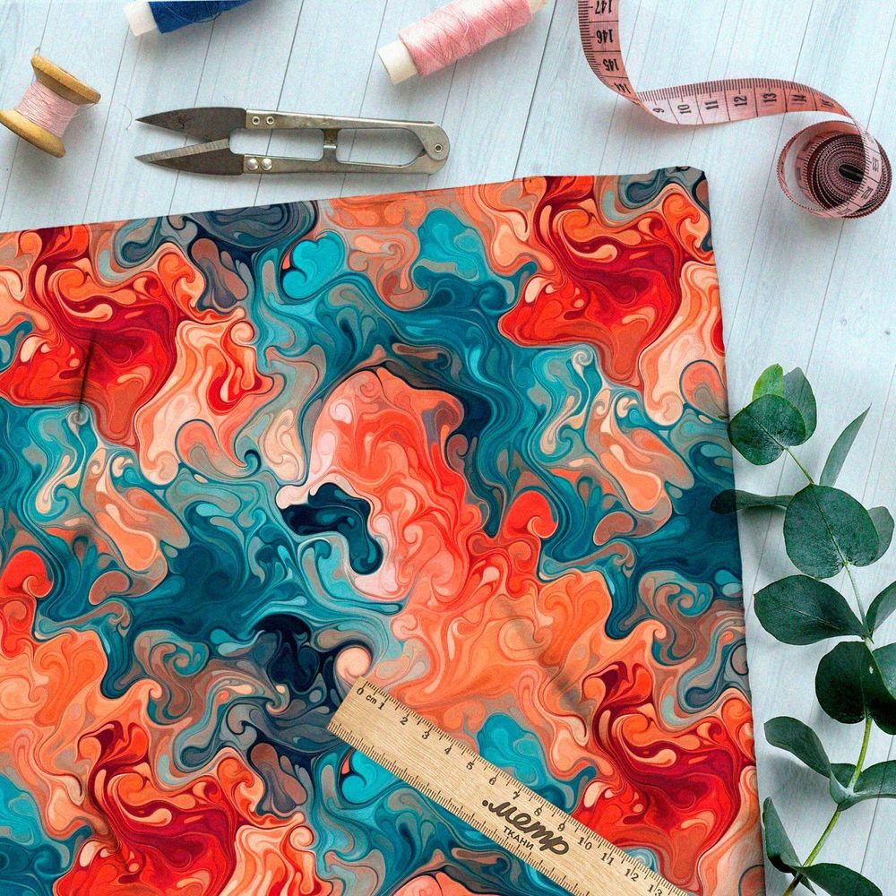 Ткань премиум габардин магические колебания