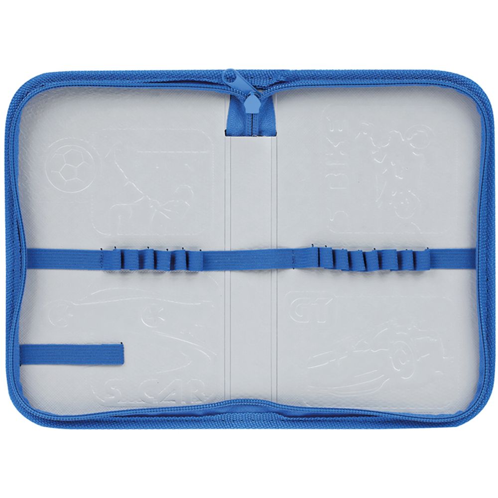 Пенал 1 отделение, 190*115 ArtSpace "Shark", ламинированный картон, фольга